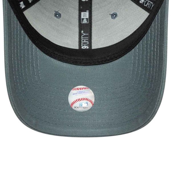 Καπέλο τζόκεϊ γκρι New York Yankees New Era 9Forty MLB League Essential Cap Dark Grey