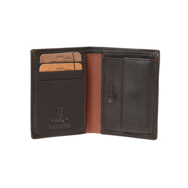 Πορτοφόλι δερμάτινο ανδρικό καφέ  LaVor 6091
