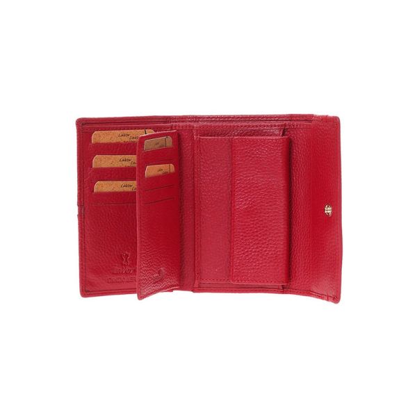 Πορτοφόλι δερμάτινο γυναικείο κόκκινο LaVor 6157