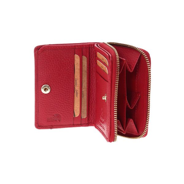 Πορτοφόλι δερμάτινο γυναικείο κόκκινο  LaVor 6165