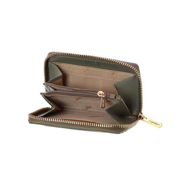 Πορτοφόλι δερμάτινο γυναικείο χακί  LaVor 6166