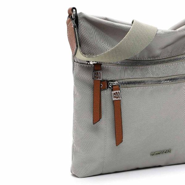 Τσάντα ώμου γυναικεία χακί Emily & Noah Esther Shoulder Bag