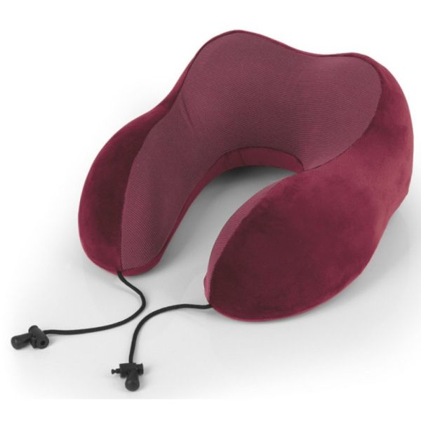 Μαξιλάρι ταξιδιού βυσσινί Gabol Travel Memory Foam Pillow