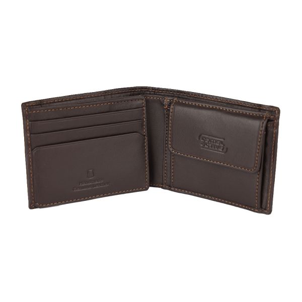 Πορτοφόλι δερμάτινο μικρό οριζόντιο καφέ Camel Active Vegas Wallet Brown