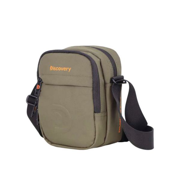 Τσαντάκι ώμου ανδρικό χακί  Discovery Geyser Utility Bag D01201.11 Khaki