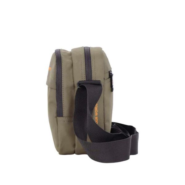 Τσαντάκι ώμου ανδρικό χακί  Discovery Geyser Utility Bag D01201.11 Khaki