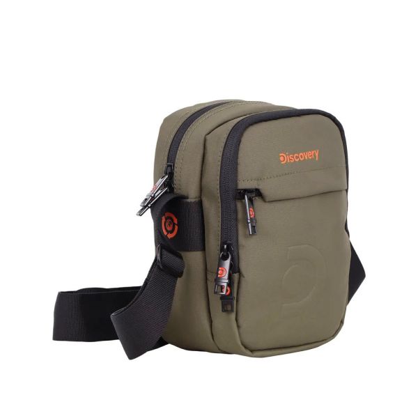 Τσαντάκι ώμου ανδρικό χακί  Discovery Geyser Utility Bag D01201.11 Khaki