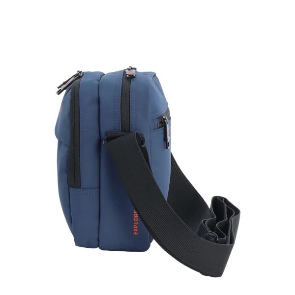 Τσαντάκι ώμου ανδρικό μπλε Discovery Geyser Utility Bag D01201.49 Navy