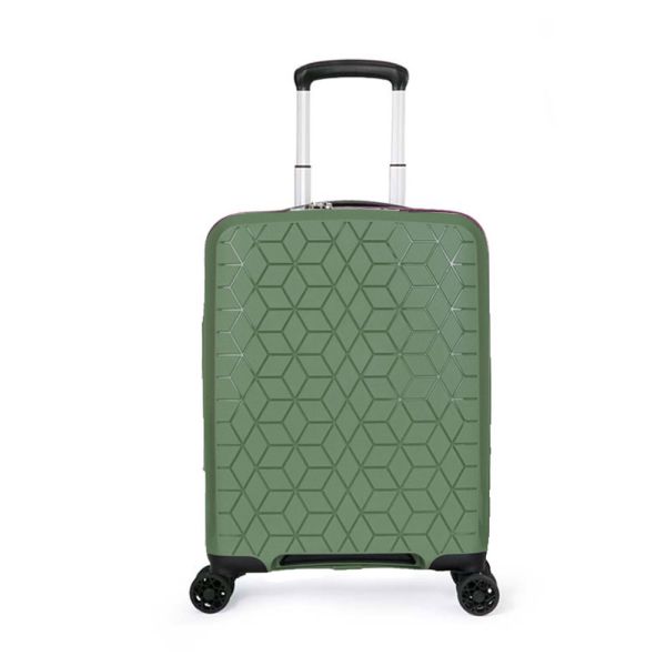 Βαλίτσα σκληρή  μικρή επεκτάσιμη πράσινη με 4 ρόδες Verage Diamond Expandable 4w Spinner S Luggage Green GM18106-19