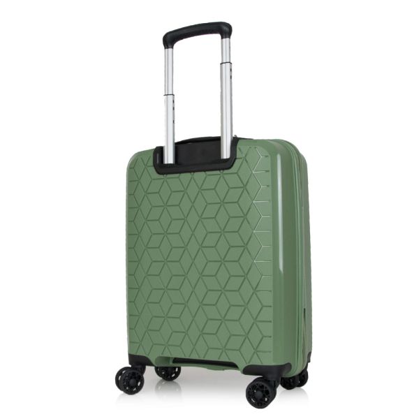 Βαλίτσα σκληρή  μικρή επεκτάσιμη πράσινη με 4 ρόδες Verage Diamond Expandable 4w Spinner S Luggage Green GM18106-19