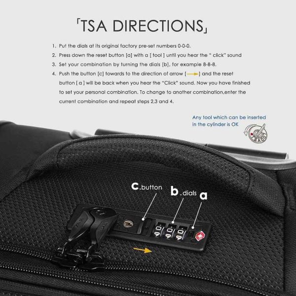 Βαλίτσα  μικρή επεκτάσιμη μαύρη με 4 ρόδες Verage Toledo II Expandable 4w Spinner S Luggage Black VG 21022