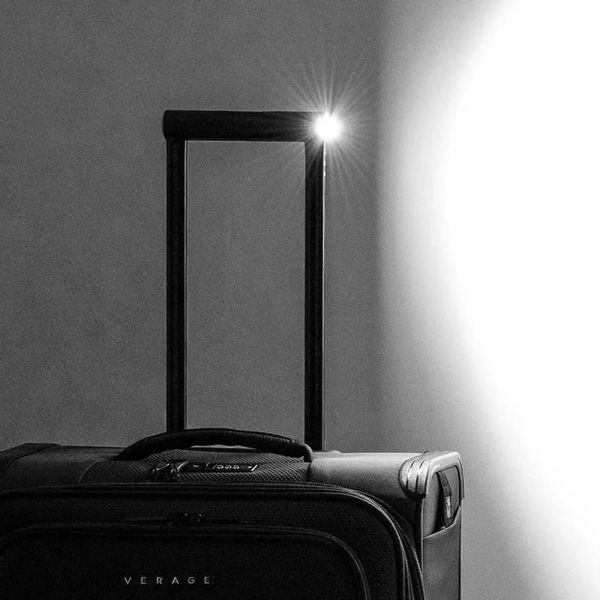 Βαλίτσα  μικρή επεκτάσιμη μαύρη με 4 ρόδες Verage Toledo II Expandable 4w Spinner S Luggage Black VG 21022