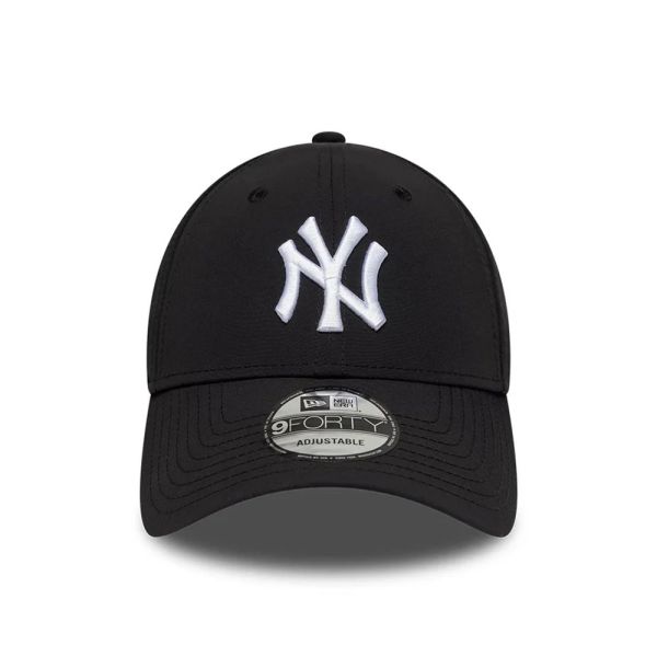 Καπέλο τζόκεϊ μαύρο New York Yankees New Era 9Forty League Essential Cap Black / White