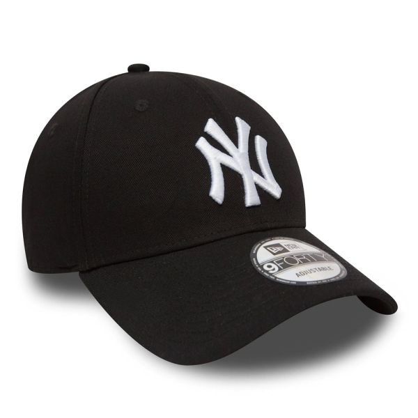 Καπέλο τζόκεϊ μαύρο New York Yankees New Era 9Forty League Essential Cap Black / White