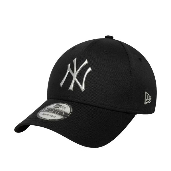 Καπέλο τζόκεϊ μαύρο New York Yankees New Era 9Forty MLB Cap Metallic Black