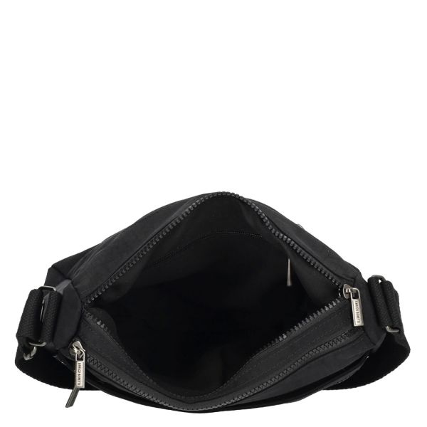 Τσάντα ώμου γυναικεία μαύρη Enrico Benetti Suzie Crossbody Bag 66845