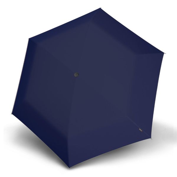 Ομπρέλα σπαστή αντηλιακή με αυτόματο άνοιγμα - κλείσιμο χρώμα μπλε με μαύρη επένδυση Knirps U.200 Duomatic