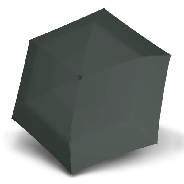 Ομπρέλα σπαστή αντηλιακή με αυτόματο άνοιγμα - κλείσιμο χρώμα χακί με μαύρη επένδυση Knirps U.200 Duomatic