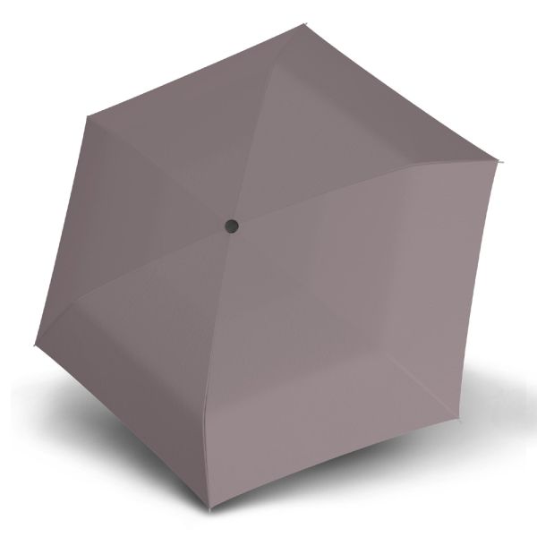 Ομπρέλα σπαστή αντηλιακή με αυτόματο άνοιγμα - κλείσιμο χρώμα απαλό μωβ με μαύρη επένδυση Knirps U.200 Duomatic