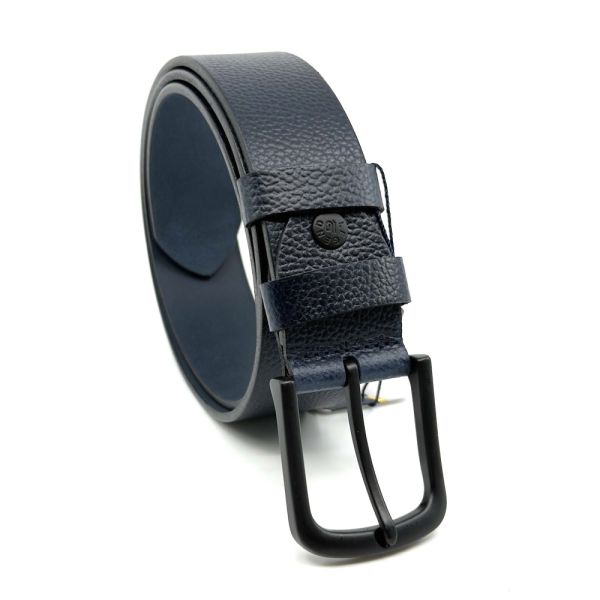 Ζώνη δερμάτινη ανδρική μπλε Legend L-757