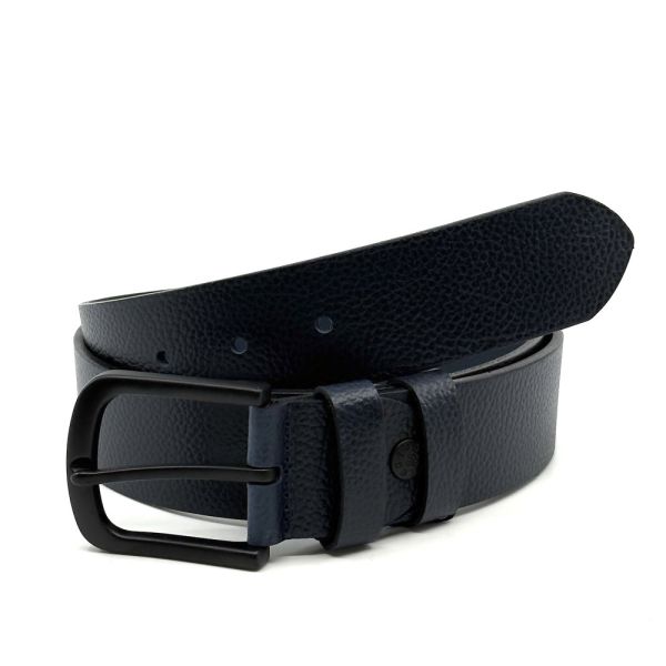 Ζώνη δερμάτινη ανδρική μπλε Legend L-757