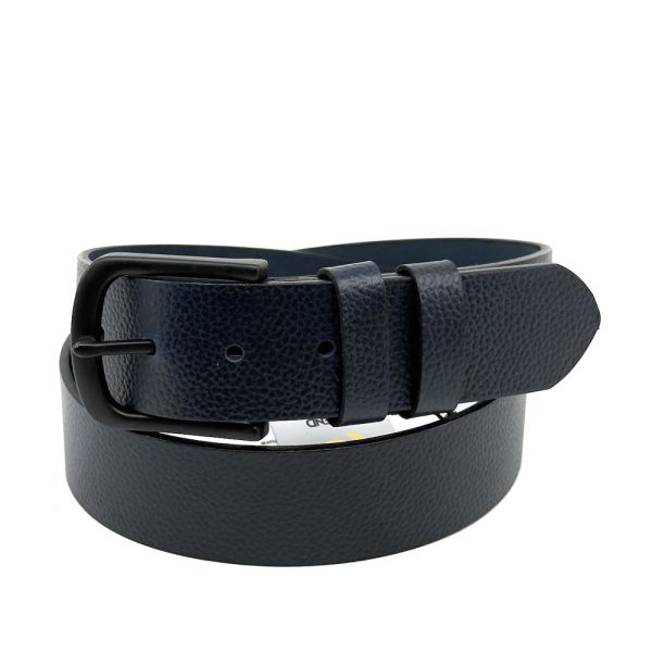 Ζώνη δερμάτινη ανδρική μπλε Legend L-757