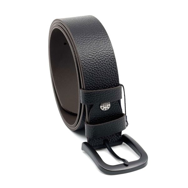 Ζώνη δερμάτινη ανδρική καφέ Legend L-757