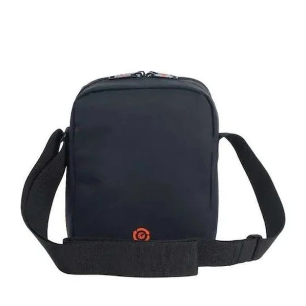 Τσαντάκι ανδρικό ώμου μαύρο Discover Geyser Shoulder Bag D01209.11 Black
