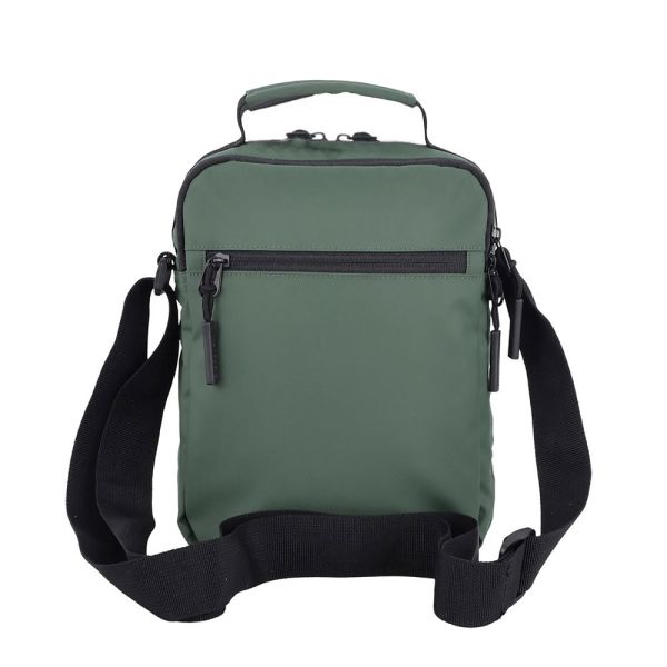 Τσάντα ανδρική ώμου & χεριού χακί Discover Urban Handle Shoulder Bag D03445.11 Khaki
