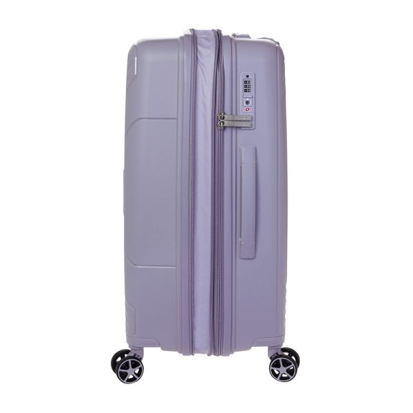 Βαλίτσα σκληρή μεγάλη με 4 ρόδες λιλά Diplomat The New York Collection TD8001 L