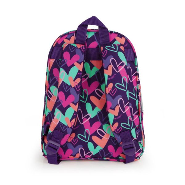 Σακίδιο πλάτης παιδικό μωβ με καρδούλες Gabol Backpack Kokoro