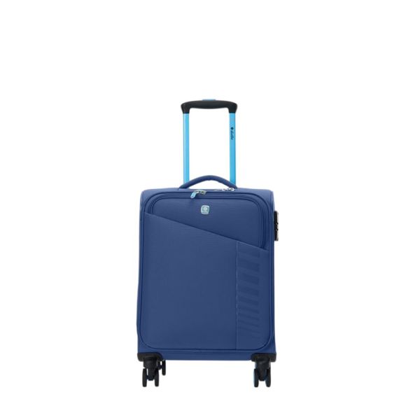 Βαλίτσα μαλακή καμπίνας μπλε με 4 ρόδες Dielle 30-60 Navy