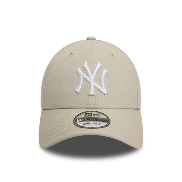 Καπέλο τζόκεϊ μπεζ New York Yankees New Era 9Forty League Essential Light Beige