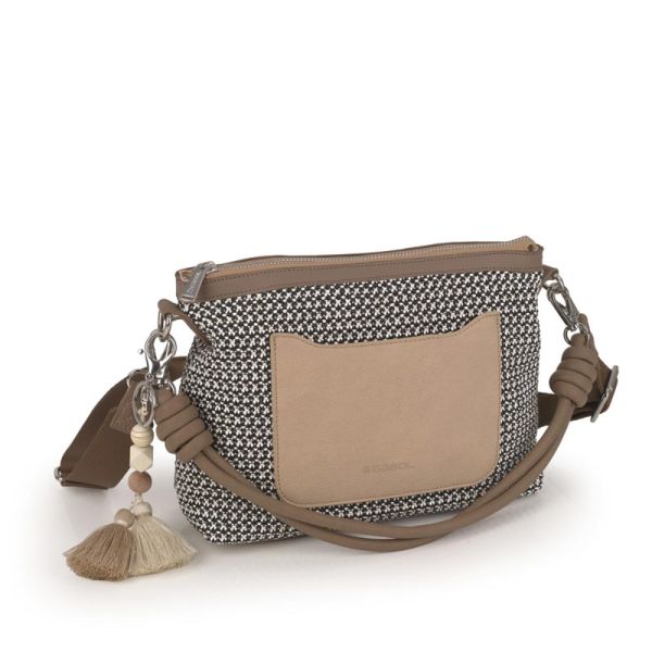 Τσάντα γυναικεία ώμου - crossbody γκρι Gabol Dolce
