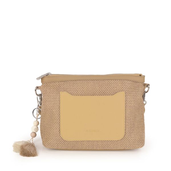 Τσάντα γυναικεία ώμου - crossbody μπεζ Gabol Dolce