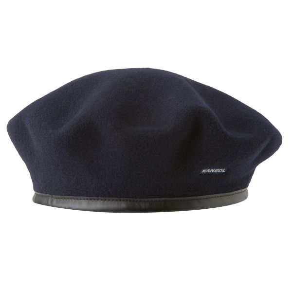 Καπέλο μπερές μάλλινος σκούρος μπλε Kangol Wool Monty Beret Dark Blue