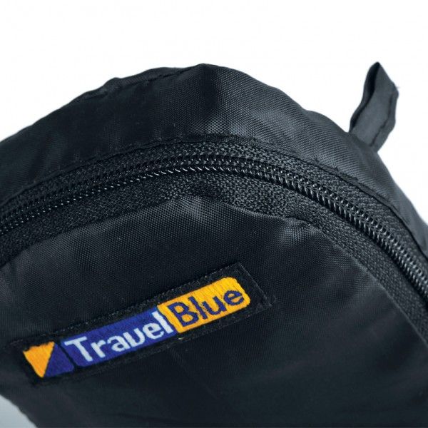 Small Folding Backpack Travel Blue 054 Black