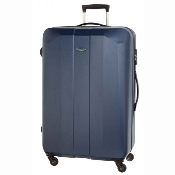 Βαλίτσα σκληρή μεγάλη μπλε με 4 ρόδες Dielle 248 70