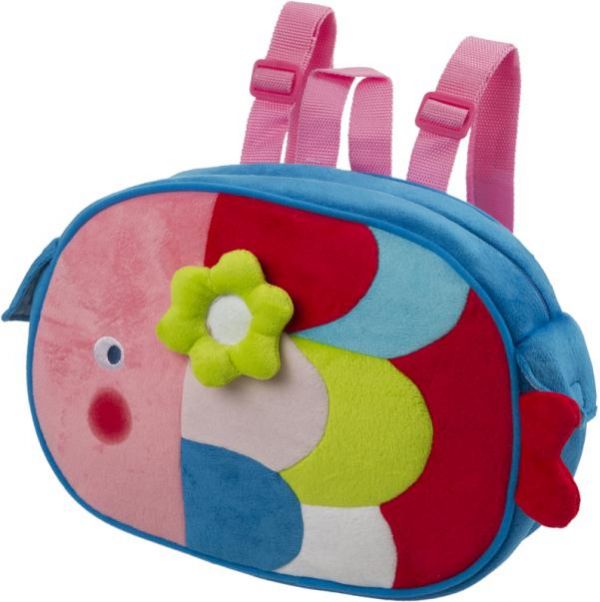 Velour Mini Backpack Tuc Tuc Girl Fish